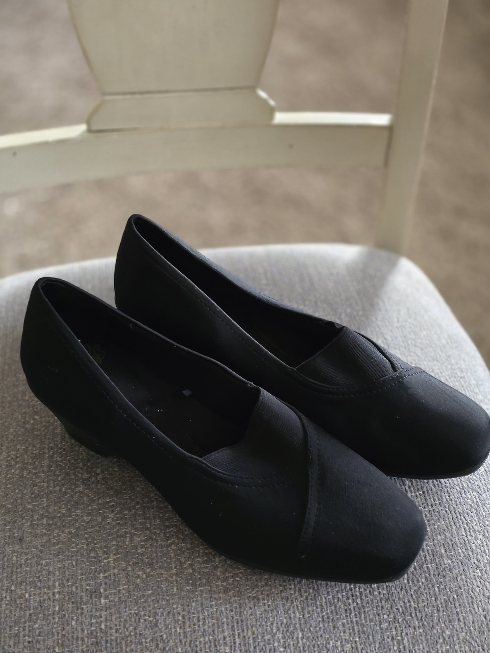 Faded Glory Classic Black Women's Low Heel Pumps Ss 9